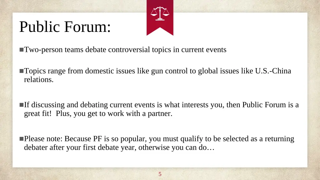 public forum