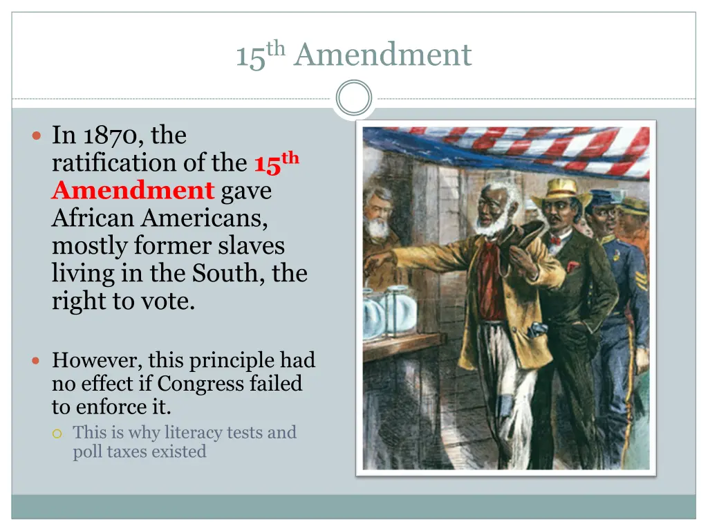 15 th amendment