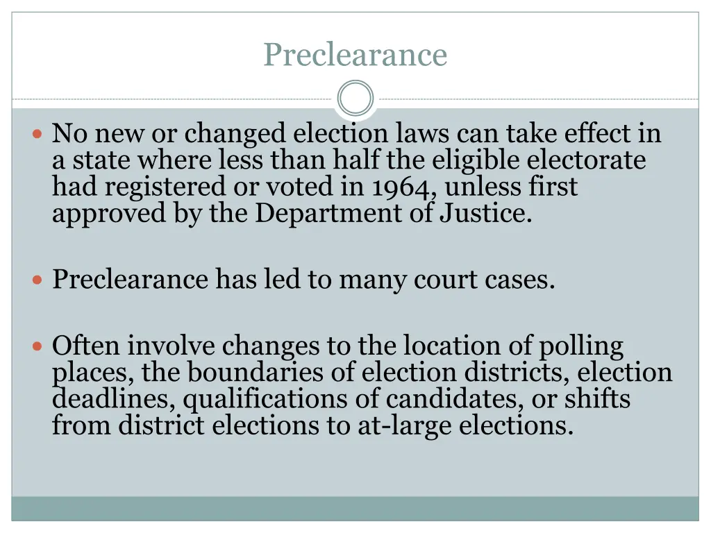 preclearance