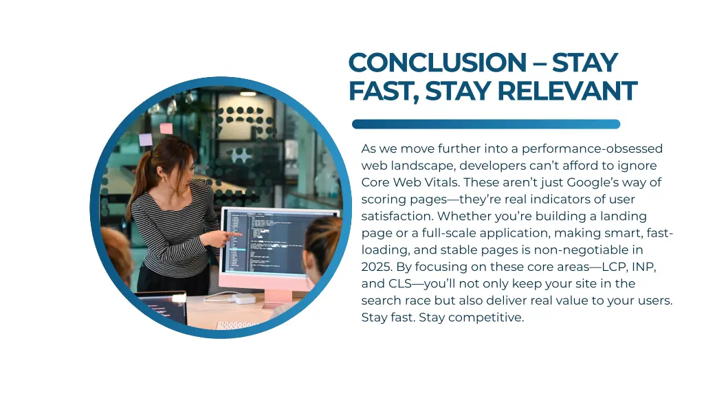 conclusion stay fast stay relevant