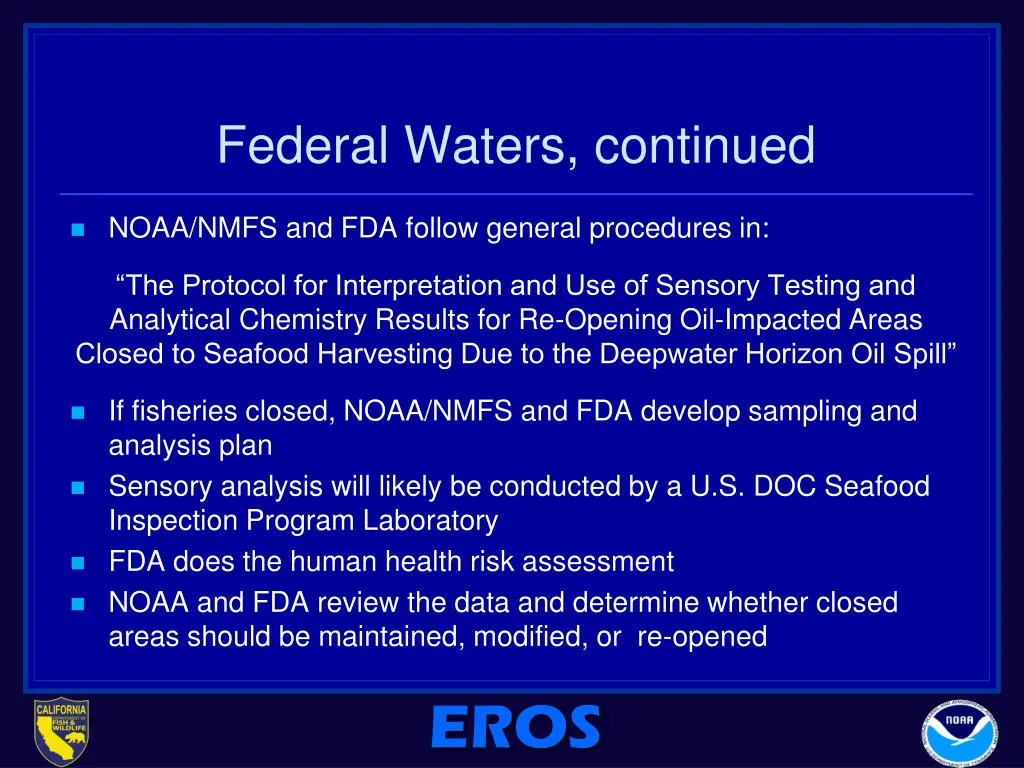 federal waters continued