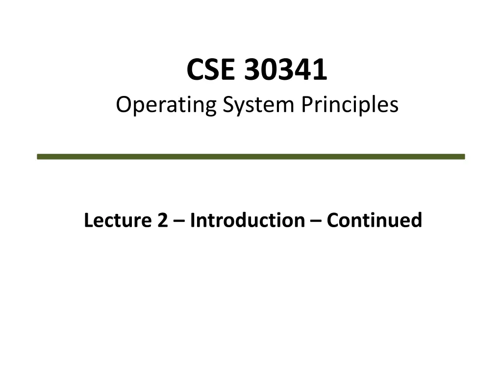 cse 30341 operating system principles