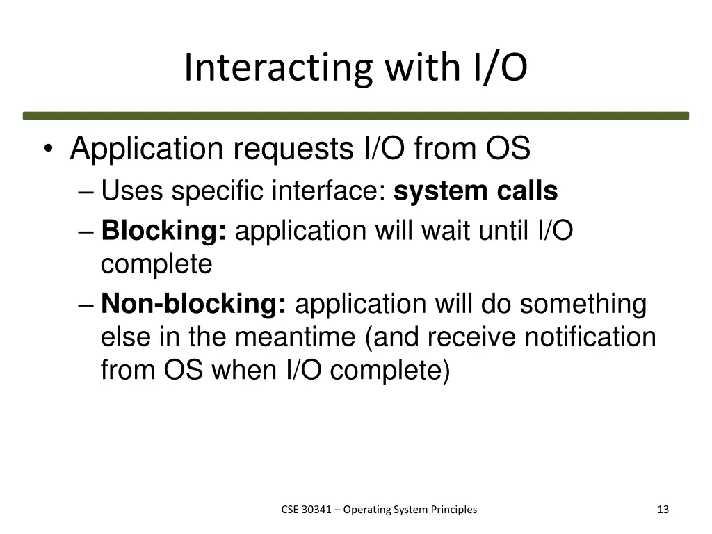 interacting with i o 2