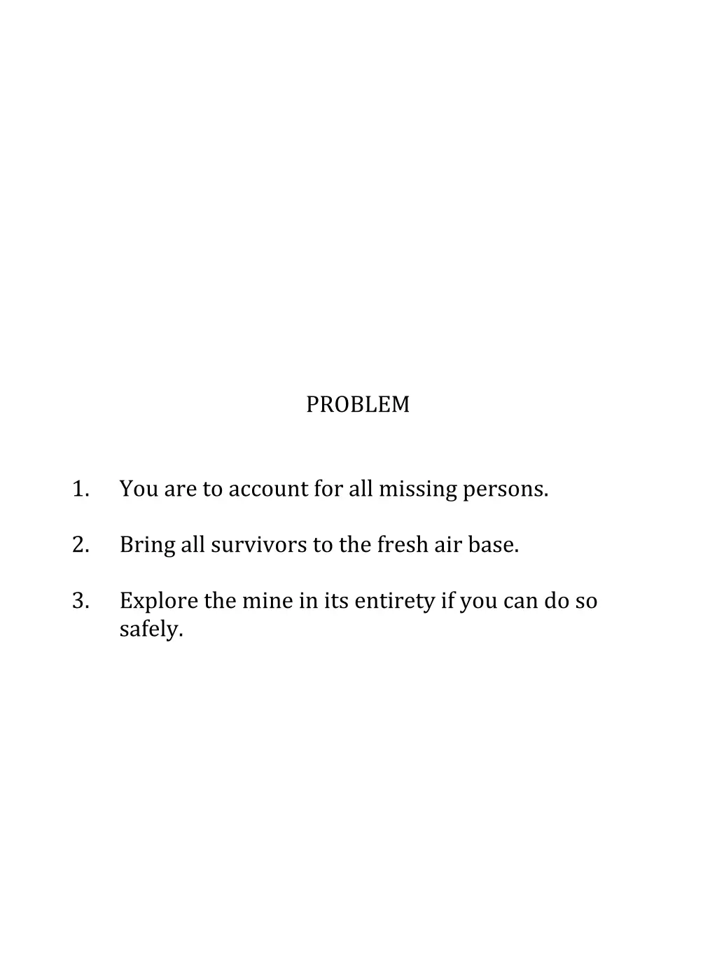 problem