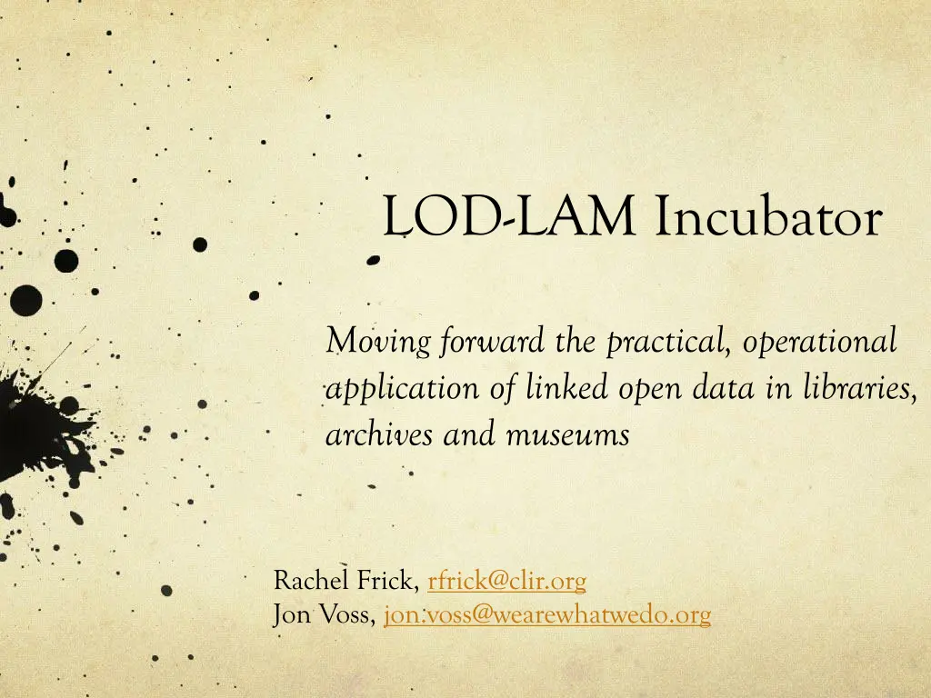 lod lam incubator