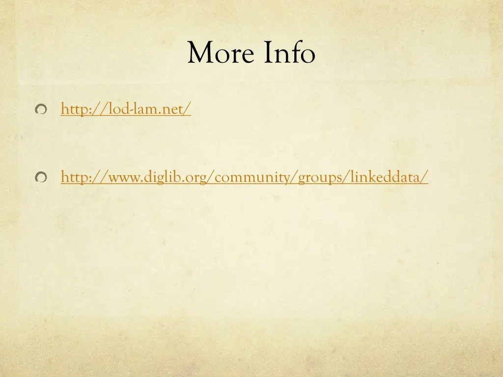 more info
