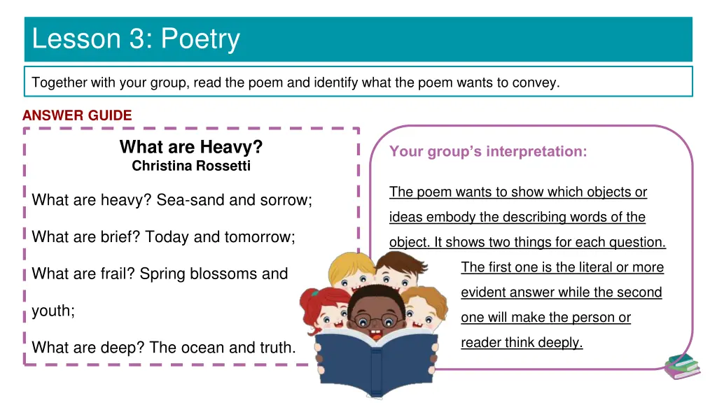 lesson 3 poetry