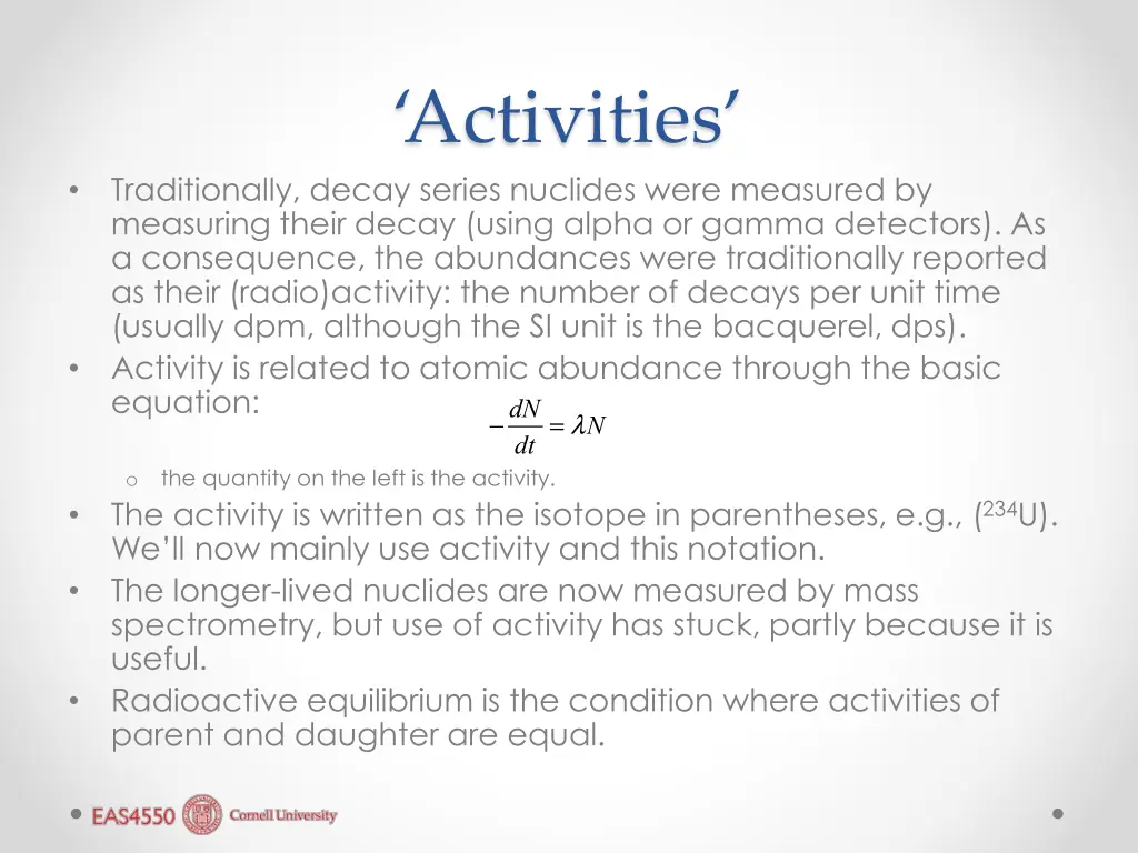 activities