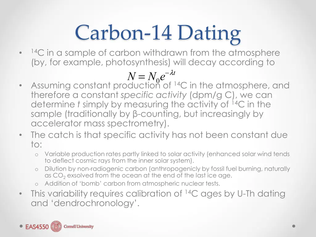 carbon 14 dating 14 c in a sample of carbon