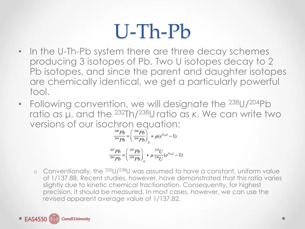 u th pb