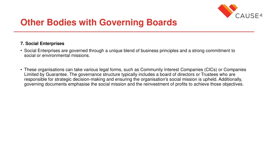 other bodies with governing boards 1