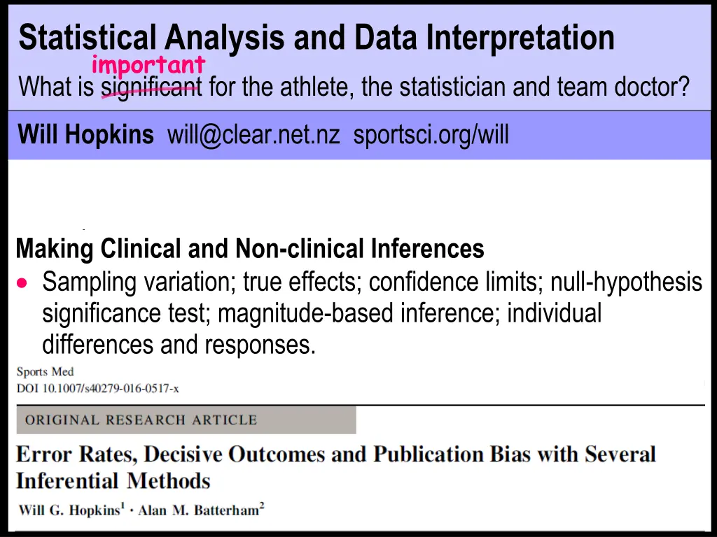 statistical analysis and data interpretation what