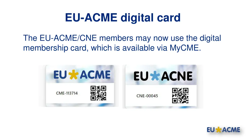 eu acme digital card