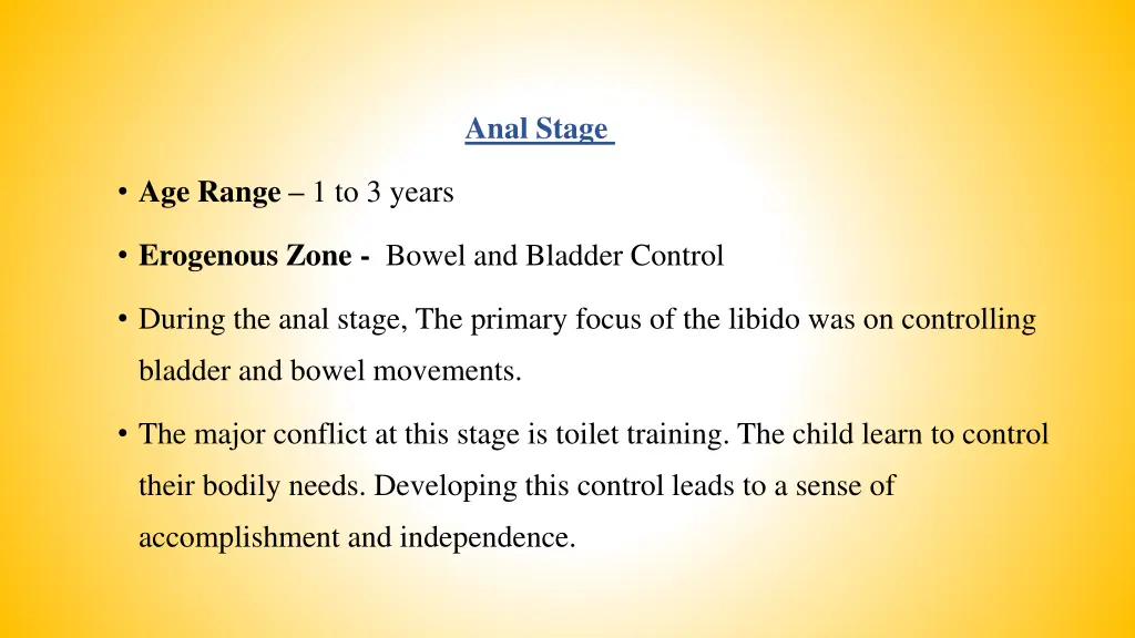 anal stage