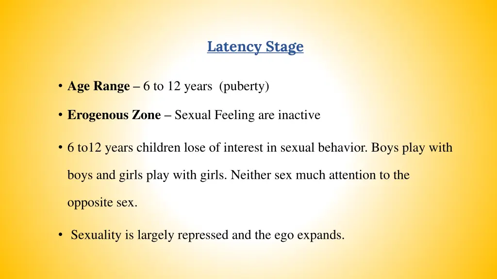 latency stage