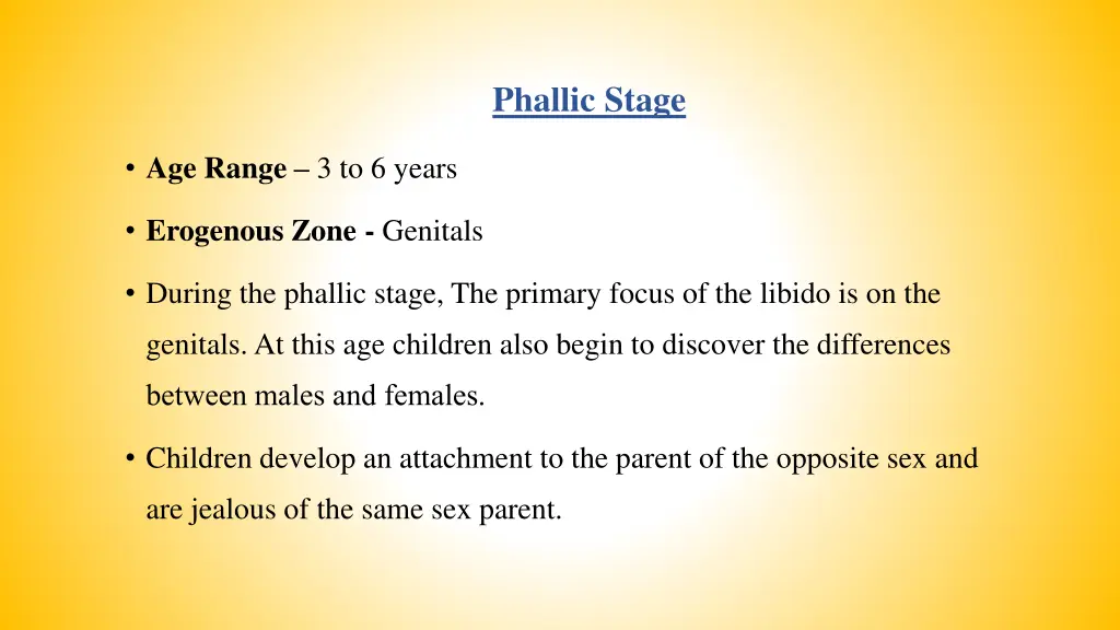 phallic stage