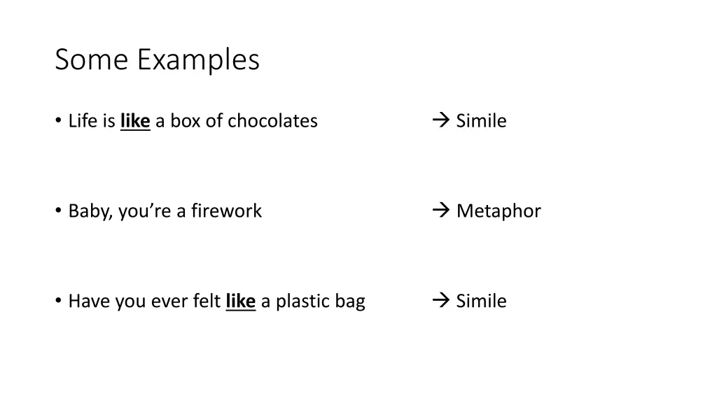 some examples 3