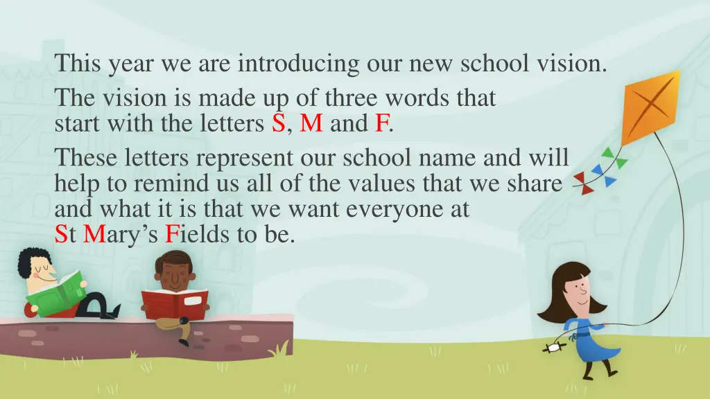 this year we are introducing our new school