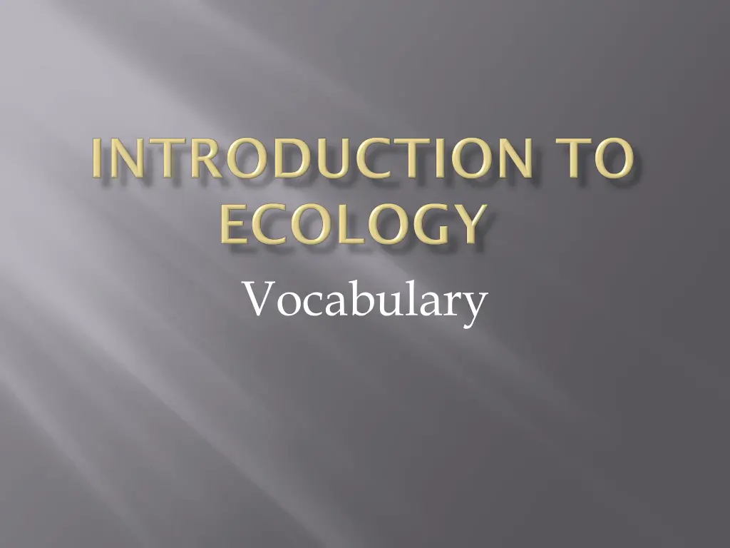 vocabulary