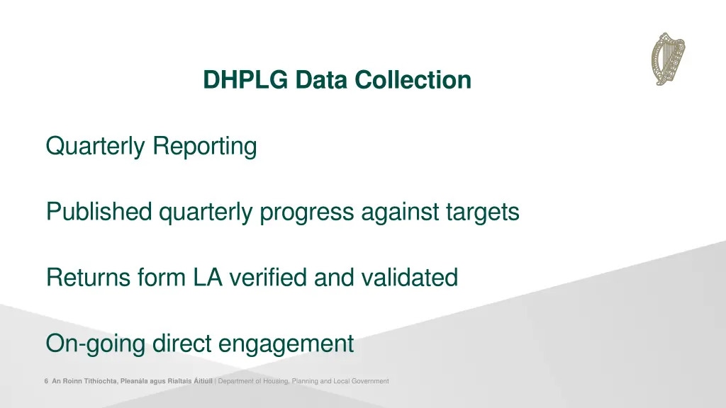 dhplg data collection