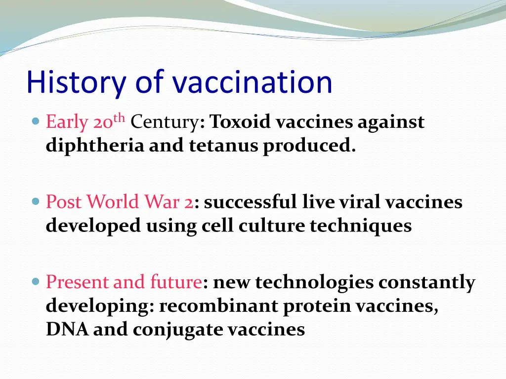 history of vaccination 1