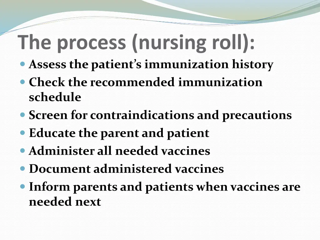 the process nursing roll assess the patient