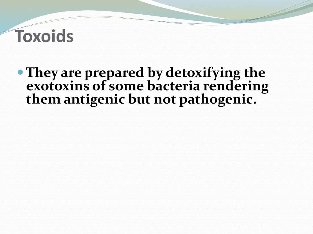 toxoids