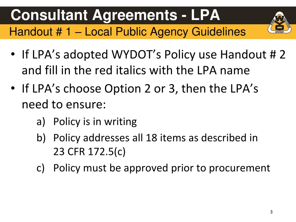 consultant agreements lpa handout 1 local public 1