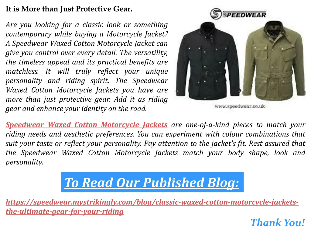 it is more than just protective gear