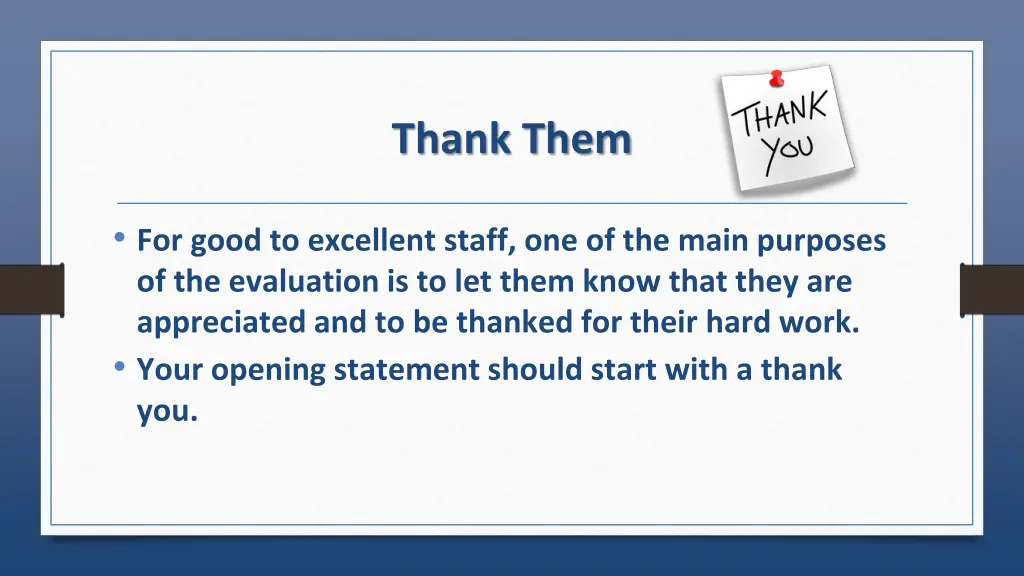 thank them