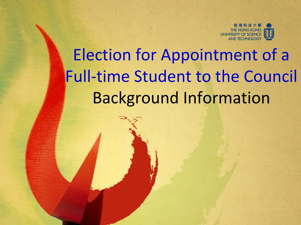 election for appointment of a full time student