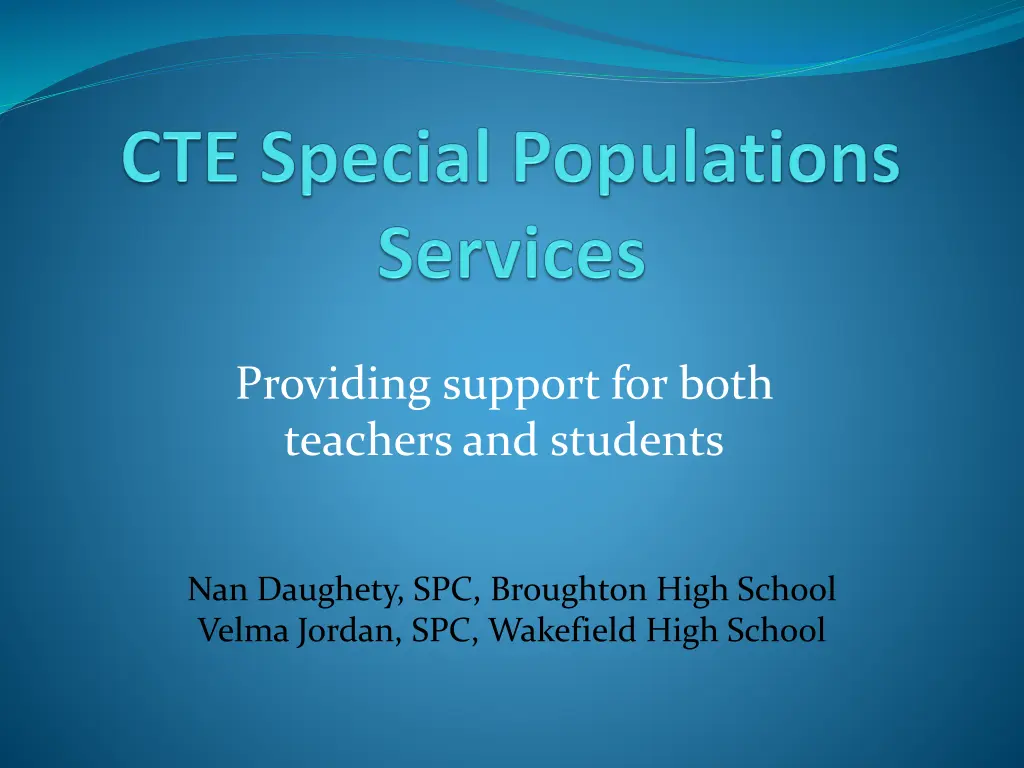 providing support for both teachers and students
