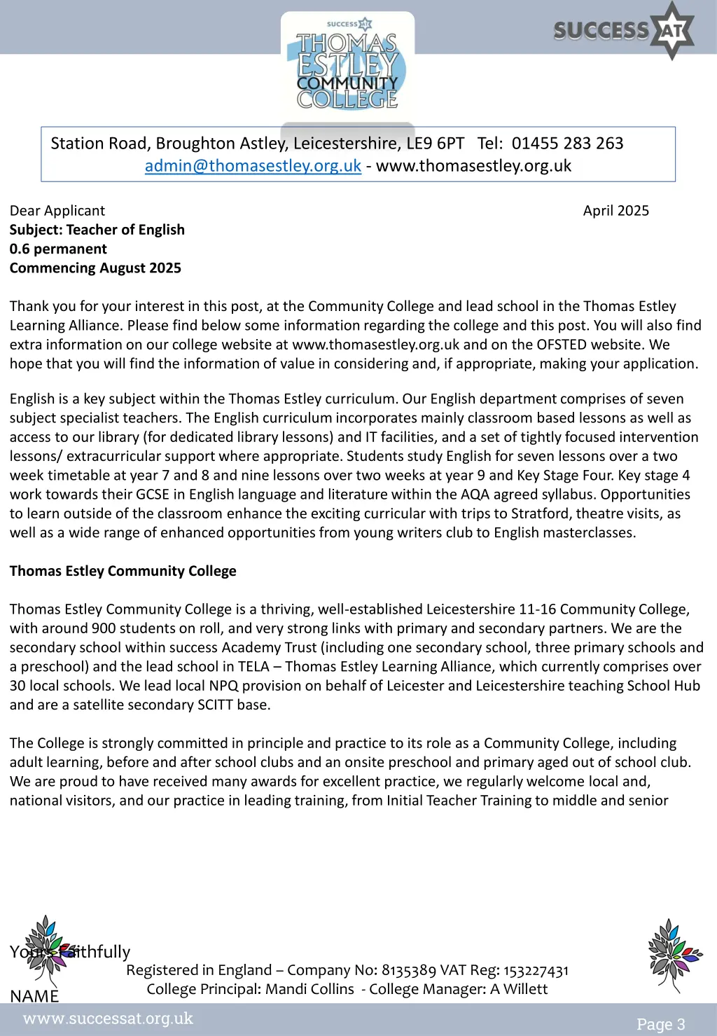 station road broughton astley leicestershire