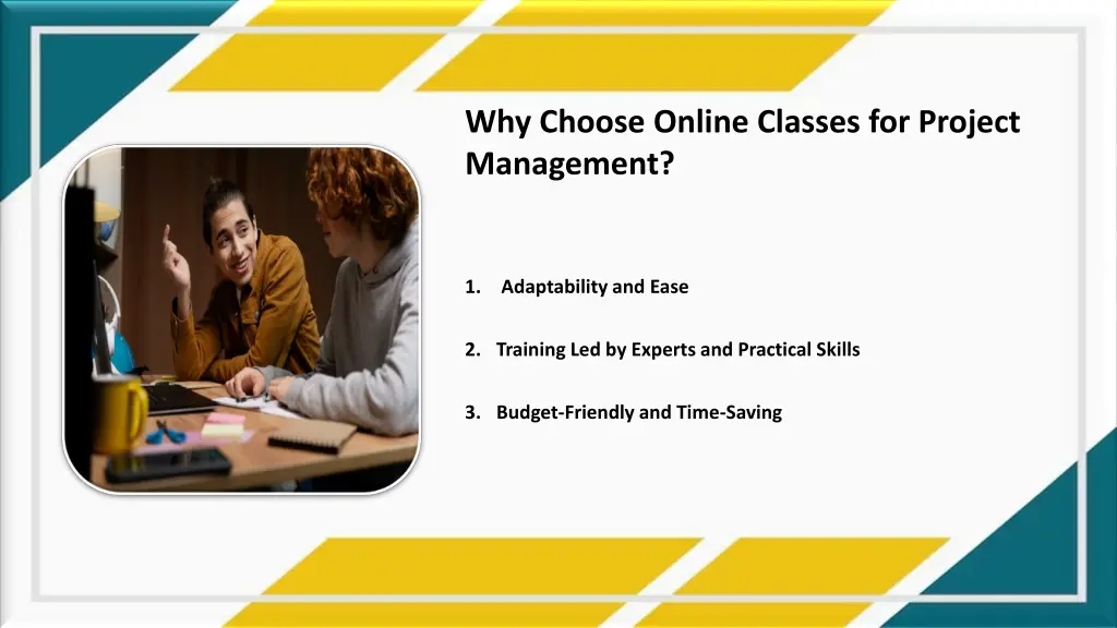 why choose online classes for project management