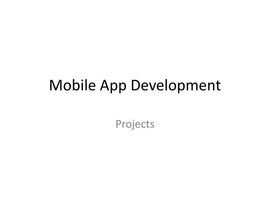 mobile app development