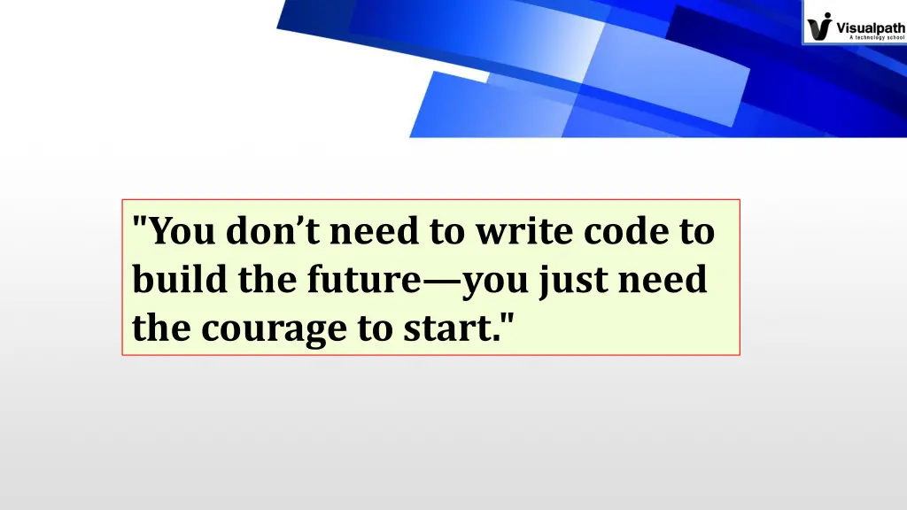 you don t need to write code to build the future