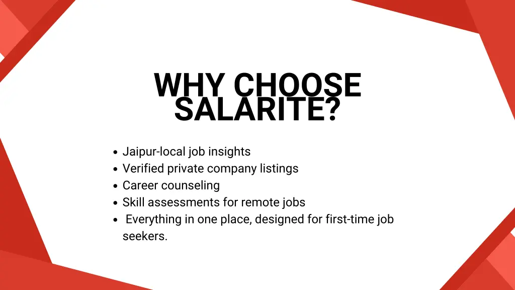 why choose salarite