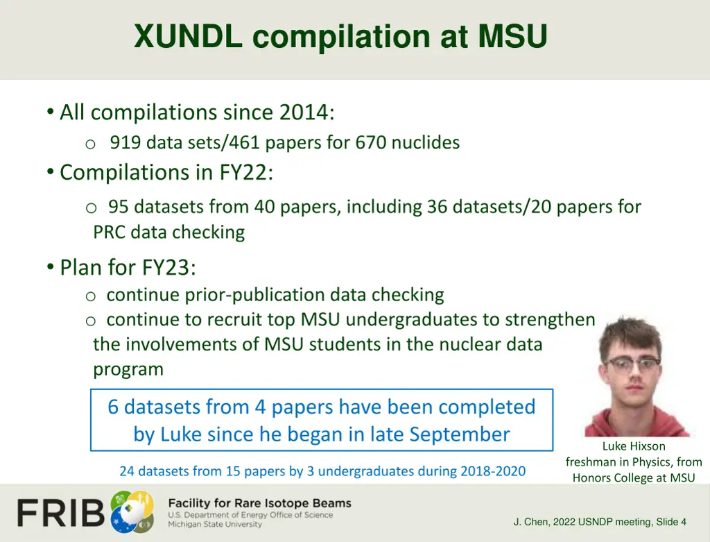 xundl compilation at msu