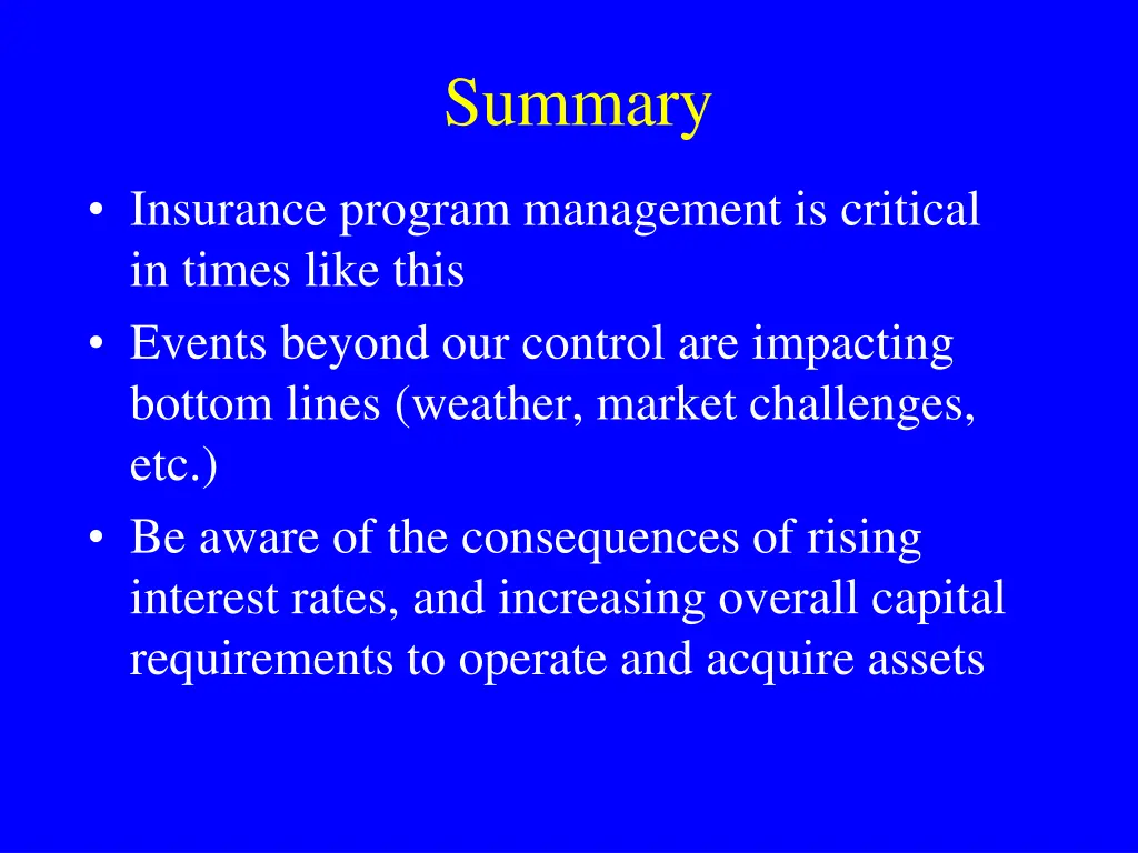 summary