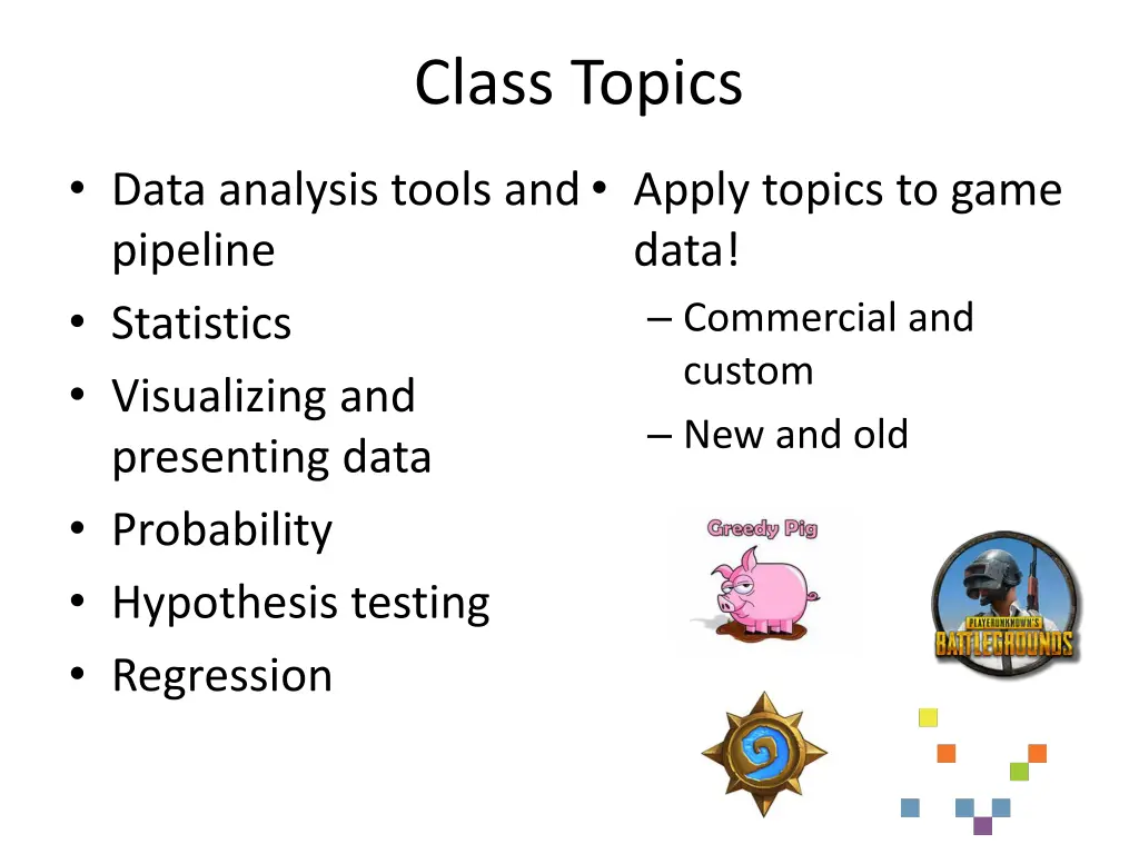 class topics