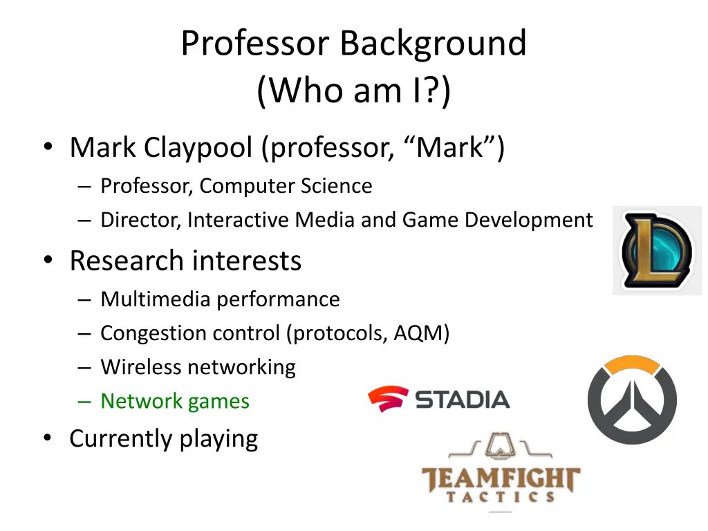 professor background who am i