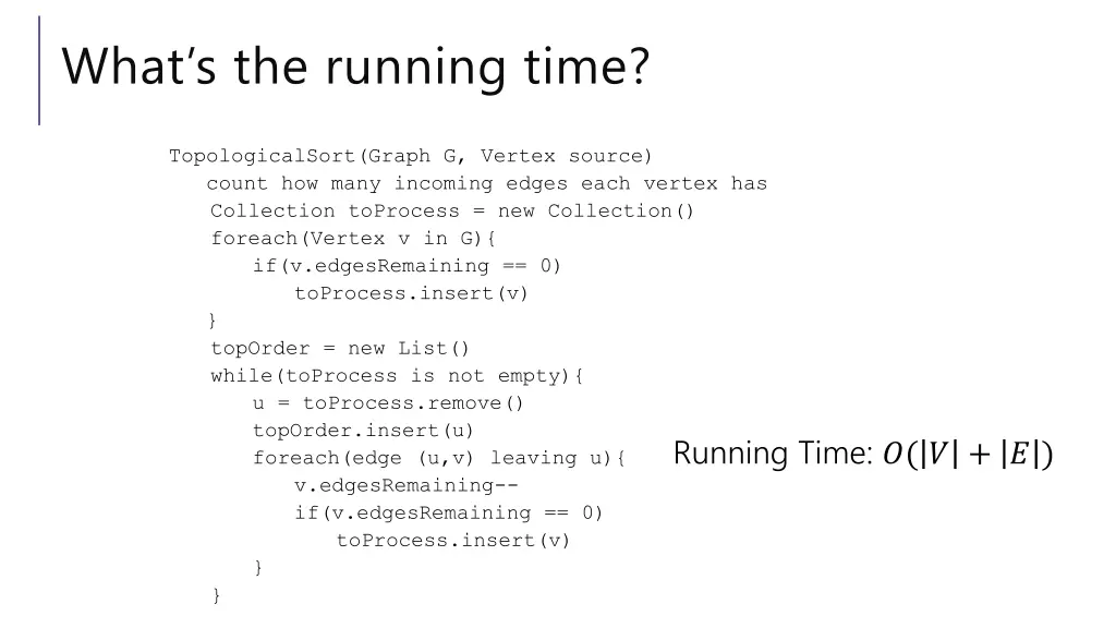 what s the running time