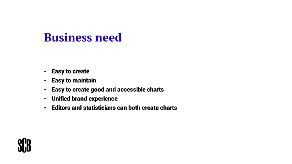 business need