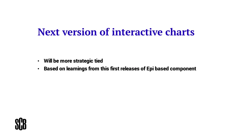 next version of interactive charts
