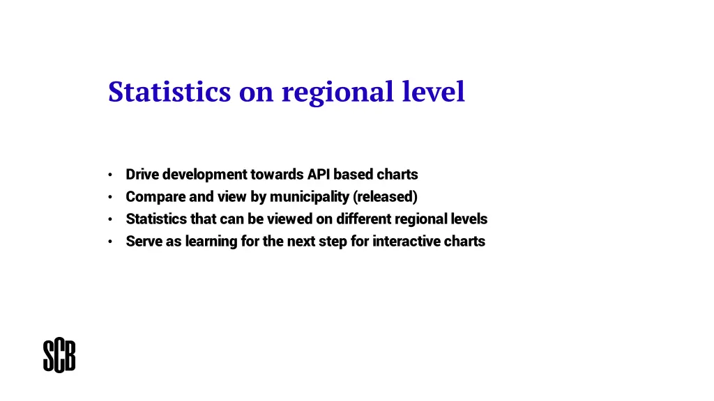 statistics on regional level