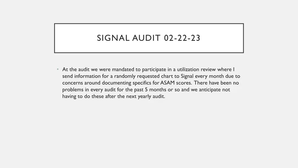 signal audit 02 22 23
