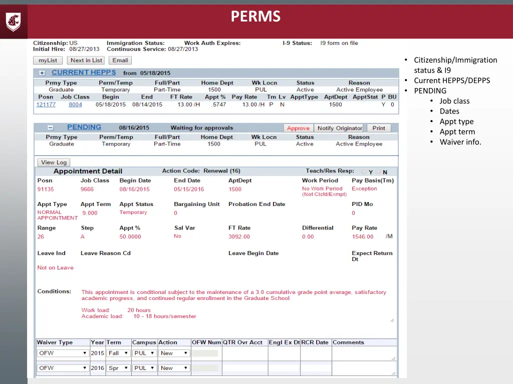 perms