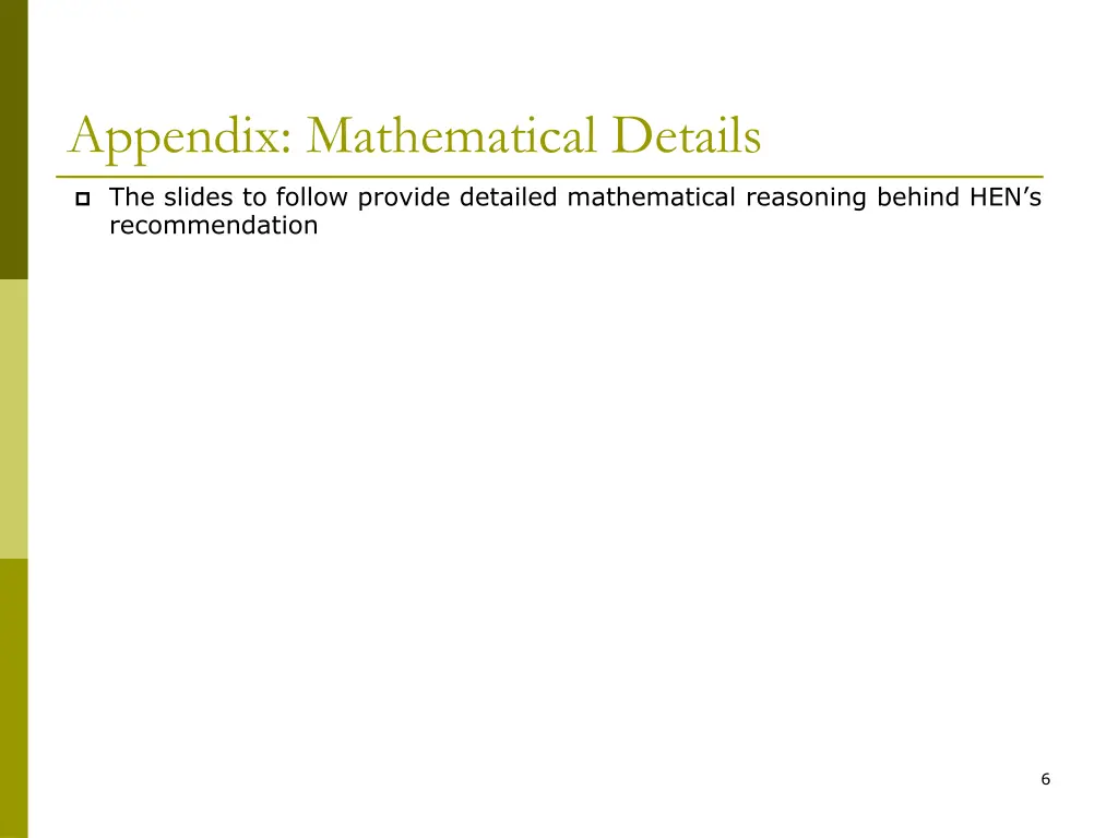 appendix mathematical details