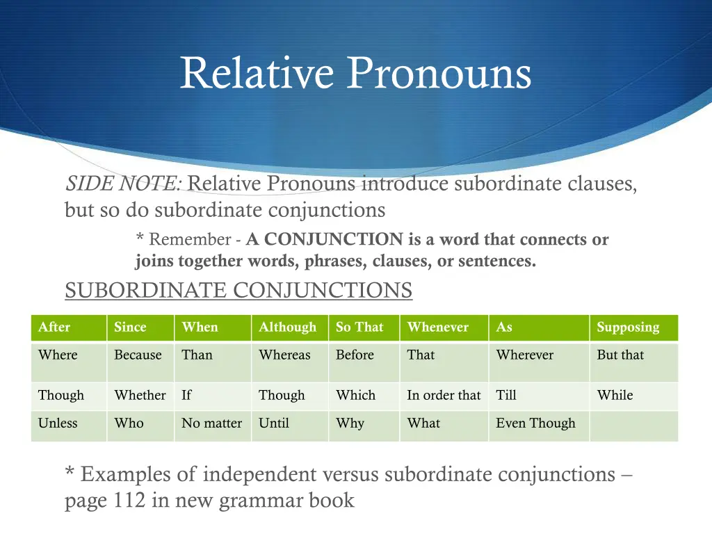 relative pronouns 1