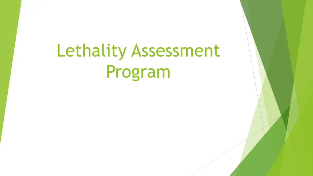 lethality assessment program